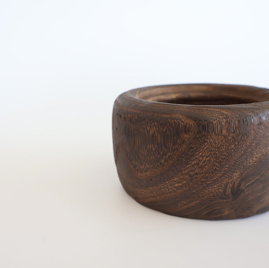 桐鉢(ダークブラウン)