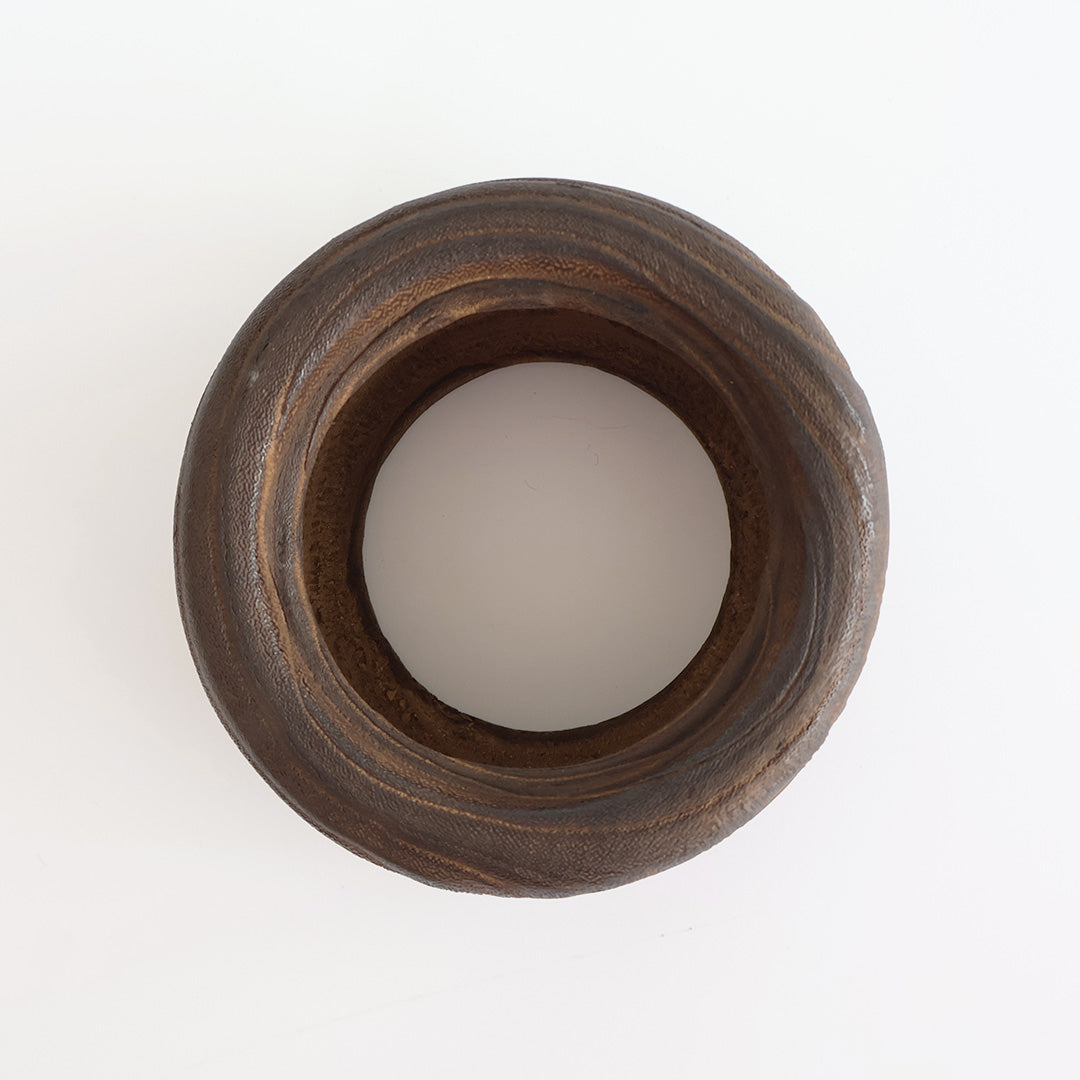 桐鉢(ダークブラウン)